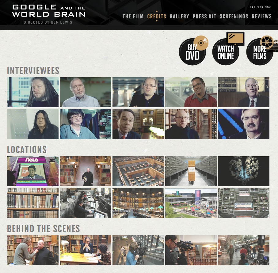 Google and the World Brain 3rd most watched programme during